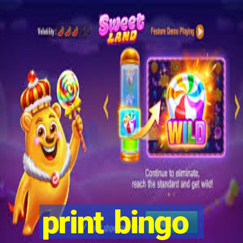 print bingo